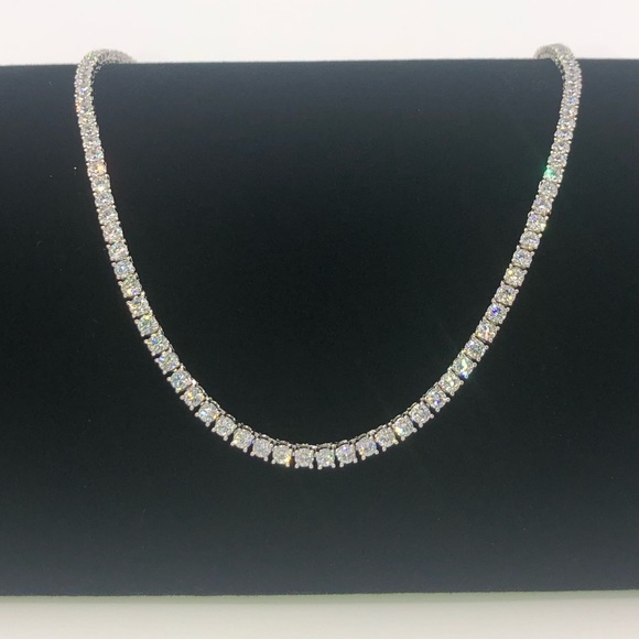 23ct Tennis Necklace - Picture 6 of 13